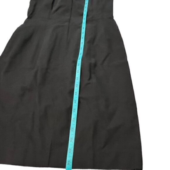 🎉PRICE REDUCED🎉 Banana Republic Black Square Neck‎ Dress 8 Sleeveless Office - Picture 6 of 13